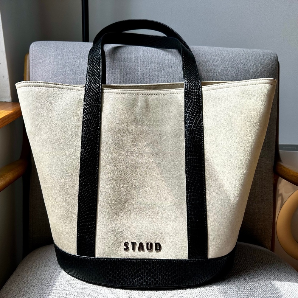NWOT Staud Allora leather tote